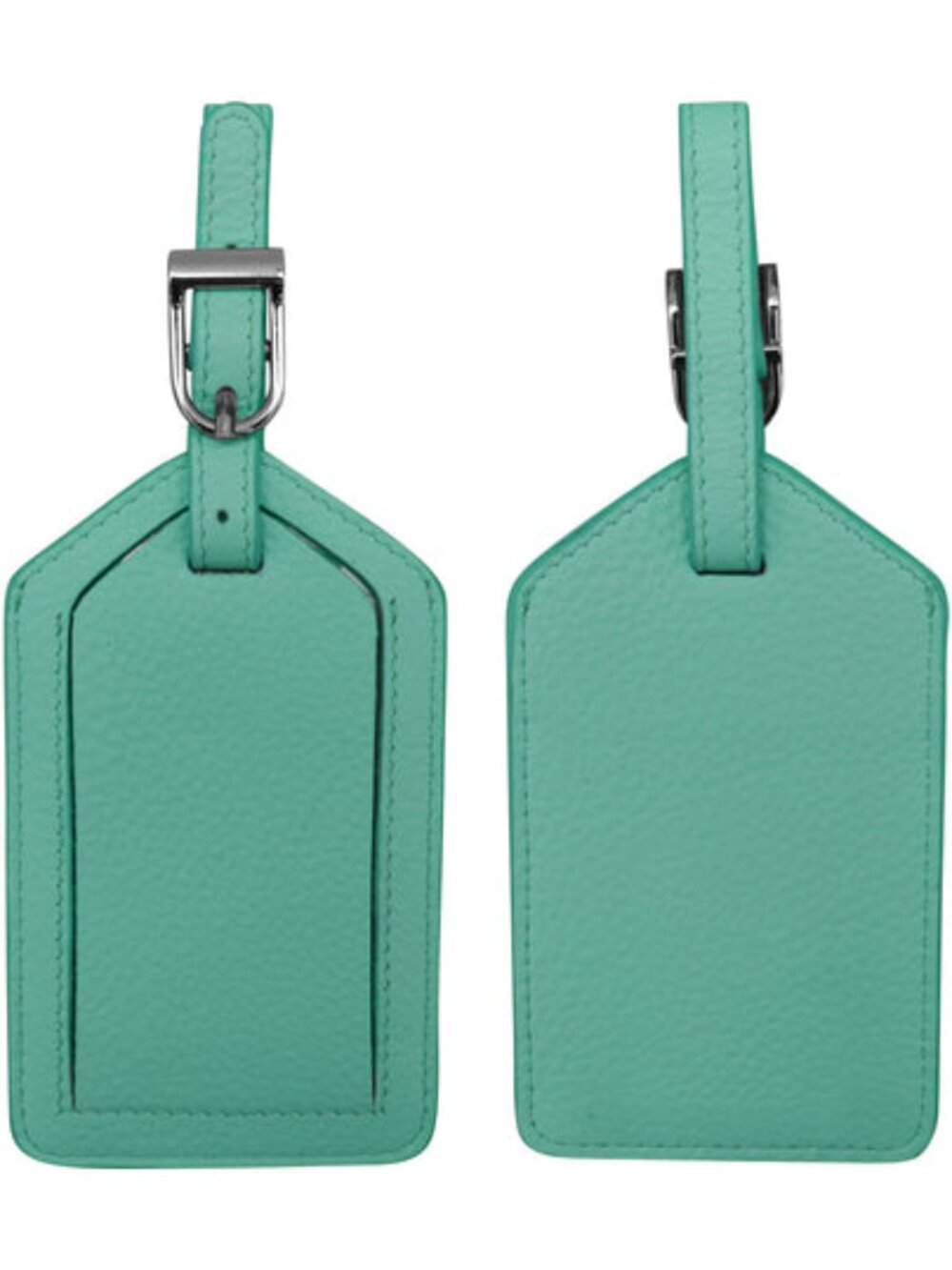 Leather Luggage Tag | Turquoise